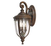 Elstead Farol pared English Bridle IP44 Ø 21,6 cm bronce