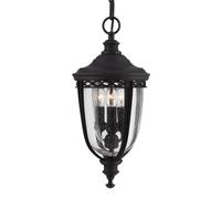 Elstead Lámpara colgante English Bridle exterior, negro