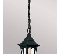 Elstead Lámpara colgante Parish con suspensión de cadena, altura 42 cm