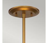 Elstead Lámpara colgante Ziggy, Ø 40 cm, oro