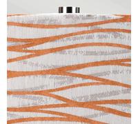 Elstead Lighting Milo lámpara de sobremesa 1x60 W blanco-níquel-naranja-crema MILO-PN-TL-LORA