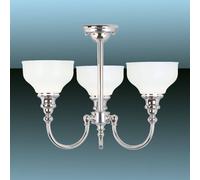 Elstead Lámpara de techo de baño de 3 luces Cheadle