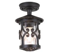 Elstead Lighting Hereford lámpara de techo exterior 1x60 W negro BL13A-BLACK