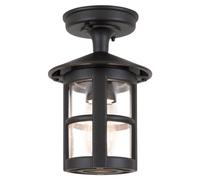 Elstead Lighting Hereford lámpara de techo exterior 1x60 W negro BL21A-BLACK