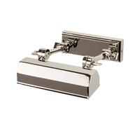 Elstead Lámpara para cuadros Chawton, níquel, 18,2 cm