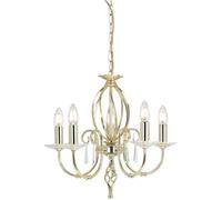 Elstead Lighting Aegean lámpara colgante 5x60 W latón AG5-POL-BRASS