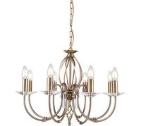 Elstead Lighting Aegean lámpara colgante x60 W latón AG8-AGED-BRASS