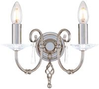 Elstead Lighting Aegean lámpara de pared 2x60 W níquel AG2-POL-NICKEL