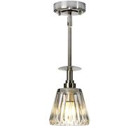 Elstead Lighting Agatha lámpara colgante 1x3 W níquel BATH-AGATHA1P-BN