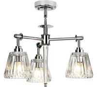 Elstead Lighting Agatha lámpara colgante 4x3 W cromo BATH-AGATHA3P-PC