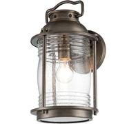 Elstead Lighting Ashland Bay lámpara de pared 1x60 W marrón KL-ASHLANDBAY2-L-BU