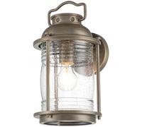 Elstead Lighting Ashland Bay lámpara de pared 1x60 W marrón KL-ASHLANDBAY2-M-BU