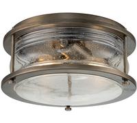 Elstead Lighting Ashland Bay plafón exterior 1x60 W marrón KL-ASHLANDBAY-F-BU