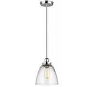 Elstead Lighting Baskin lámpara colgante 1x60 W níquel FE-BASKIN-P-B-PN