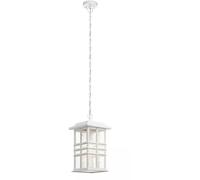 Elstead Lighting Beacon Square lámpara colgante 1x60 W blanco KL-BEACON-SQUARE8-WHT