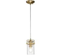 Elstead Lighting Brinley lámpara colgante 1x60 W latón KL-BRINLEY-MP-BB