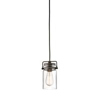 Elstead Lighting Brinley lámpara colgante 1x60 W marrón KL-BRINLEY-MP-OZ
