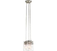 Elstead Lighting Brinley lámpara colgante 3x60 W níquel KL-BRINLEY3-NI