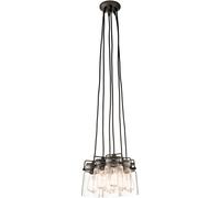Elstead Lighting Brinley lámpara colgante 6x60 W marrón KL-BRINLEY6-OZ