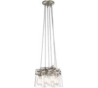 Elstead Lighting Brinley lámpara colgante 6x60 W níquel KL-BRINLEY6-NI