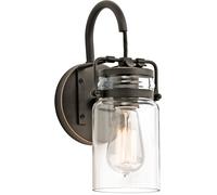 Elstead Lighting Brinley lámpara de pared 1x60 W marrón KL-BRINLEY1-OZ