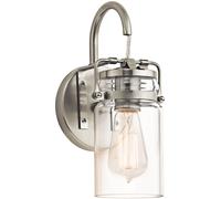 Elstead Lighting Brinley lámpara de pared 1x60 W níquel KL-BRINLEY1-NI