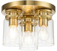 Elstead Lighting Brinley lámpara de techo 3x60 W latón KL-BRINLEY-F-BB