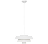 Elstead Lighting Brisbin lámpara colgante 1x60 W blanco FE-BRISBIN-MW