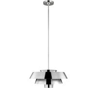Elstead Lighting Brisbin lámpara colgante 1x60 W níquel FE-BRISBIN-PN