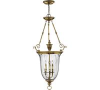 Elstead Lighting Cambridge lámpara colgante 3x60 W latón HK-CAMBRIDGE-P-L