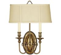 Elstead Lighting Cambridge lámpara de pared 2x40 W latón HK-CAMBRIDGE2-B