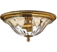 Elstead Lighting Cambridge plafón 2x60 W latón HK-CAMBRIDGE-F-A
