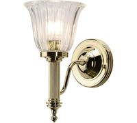 Elstead Lighting Carroll lámpara de pared 1x3 W latón BATH-CARROLL1-PB