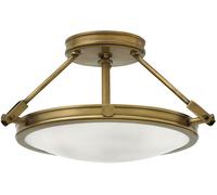Elstead Lighting Collier lámpara de techo 3x40 W latón HK-COLLIER-SF-S