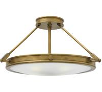 Elstead Lighting Collier lámpara de techo 4x40 W latón HK-COLLIER-SF-M