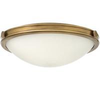 Elstead Lighting Collier plafón 3x40 W latón HK-COLLIER-F-M