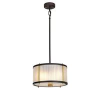 Elstead Lighting Corona lámpara colgante 2x60 W latón-marrón DL-CORONA-2P-BAB