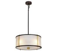 Elstead Lighting Corona lámpara colgante 3x60 W latón-marrón DL-CORONA-3P-BAB