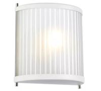 Elstead Lighting Corona lámpara de pared 1x60 W blanco-níquel DL-CORONA1-WPN