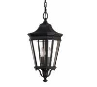 Elstead Lighting Cotswold Lane lámpara colgante para exterior 2x60 W negro FE-COTSLN8-M-BK