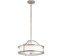 Elstead Lighting Emory lámpara colgante 3x60 W KL-EMORY-P-S-CLP