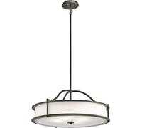 Elstead Lighting Emory lámpara colgante 4x60 W marrón KL-EMORY-P-M-OZ