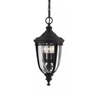 Elstead Lighting English Bridle lámpara colgante para exterior 3x60 W negro FE-EB8-M-BLK