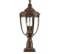 Elstead Lighting English Bridle lámpara de pie para exteriores 3x60 W marrón FE-EB3-L-BRB