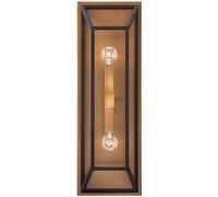 Elstead Lighting Fulton lámpara de pared 2x60 W latón-marrón HK-FULTON2