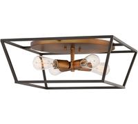 Elstead Lighting Fulton lámpara de techo 4x60 W latón-marrón HK-FULTON-F