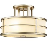Elstead Lighting Fusion plafón 3x60 W latón FE-FUSION-SF-PNBR