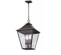 Elstead Lighting Galena lámpara colgante para exterior 4x40 W marrón FE-GALENA8-XL-SBL