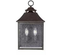 Elstead Lighting Galena lámpara de pared para exteriores 2x40 W marrón FE-GALENA7-SBL