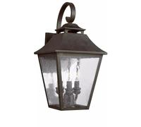 Elstead Lighting Galena lámpara de pared para exteriores 3x40 W marrón FE-GALENA2-L-SBL